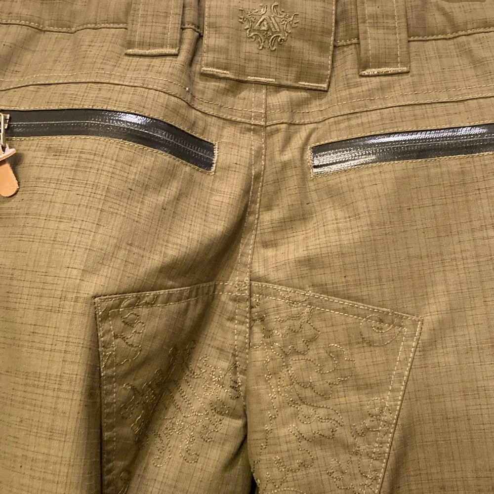 Boys Medium Olive Green Against the Grain Allyance Snow board pants - Picture 11 of 16